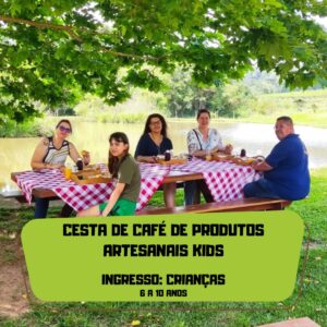 Colheita do Kiwi – Cesta de Café de Produtos Artesanais Kids