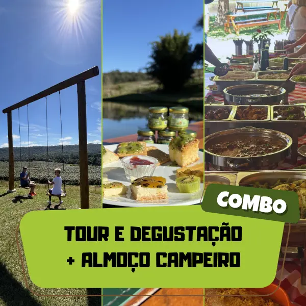 Capa Combo Tour e Degustação + Almoço Campeiro