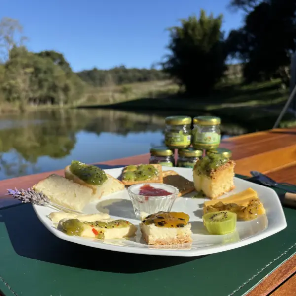 degustação guiada chácara kiwi da serra