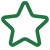 icone verde estrela